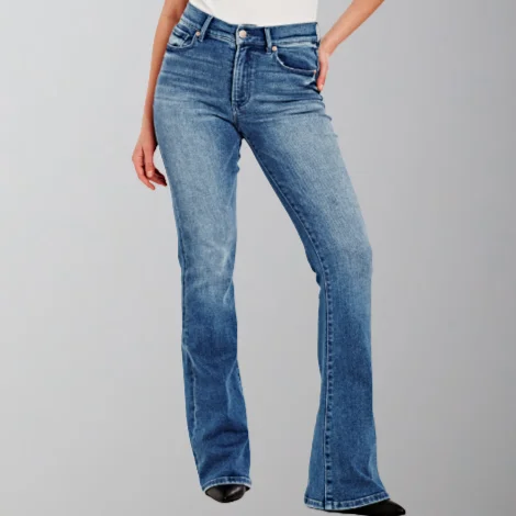 Dear John Laney Mini Flare Jean-Itasca Fashionable Relaxed Fit Denim