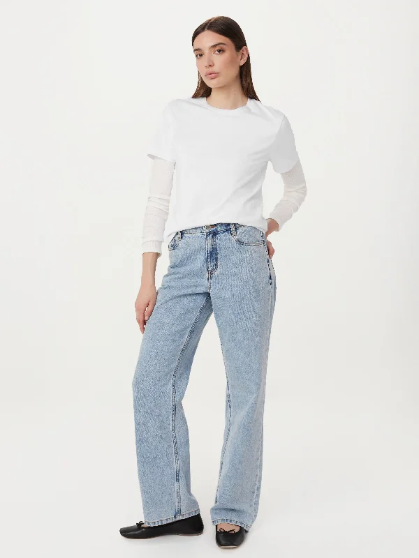 The Courtney Loose Jean in Washed Blue Casual Skinny Fit Jeans