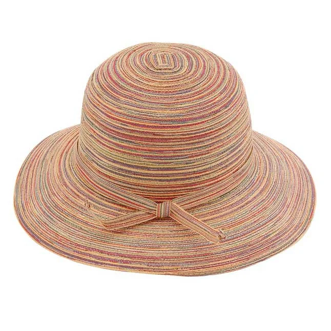 Jeanne Simmons - Sunset 3 Inch Sun Hat Classic Slim Fit Jeans