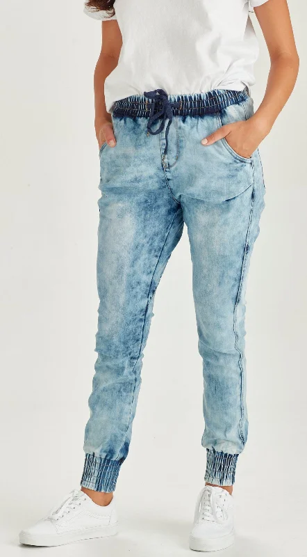 Junkfood Jean | Sahara | Acid Wash Blue Trendy Skinny Fit Jeans