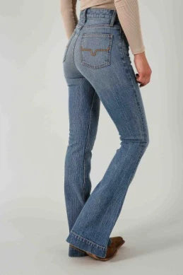 Kime's Ranch Jennifer Mid Wash Jean Chic Ripped Jeans