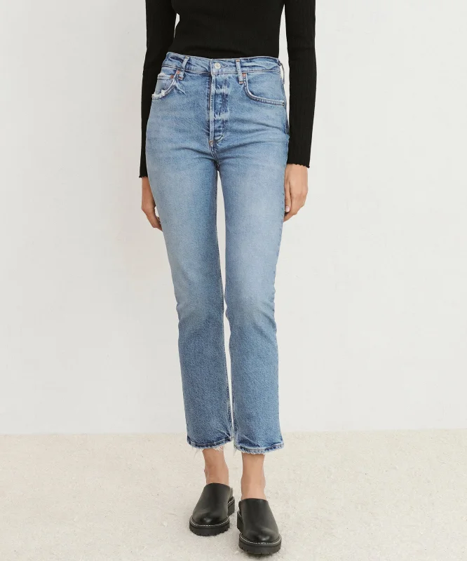 Riley Long Jean Cozy Wide-Legged Jeans