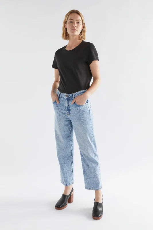 Ven Jean - Light Wash Trendy Low-Rise Bootcut Jeans