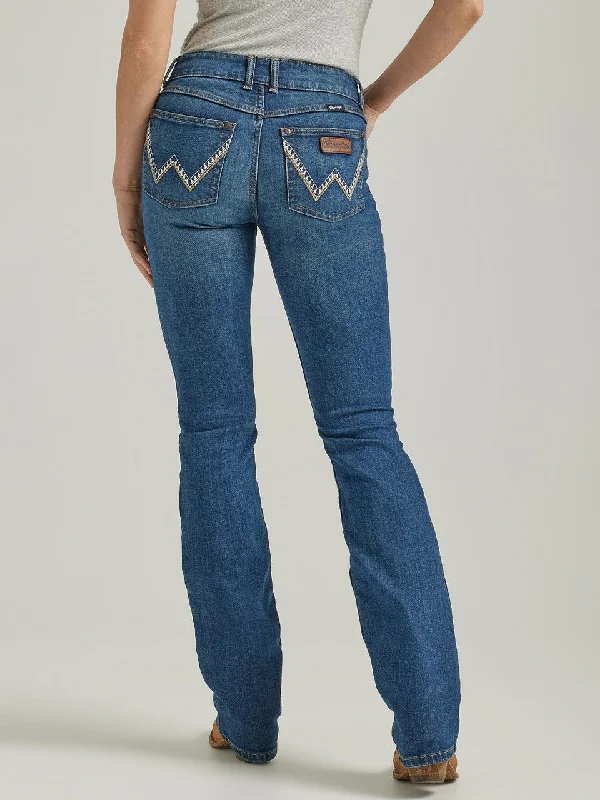 Wrangler Retro Mae Mid Rise Jean Casual Loose Fit Jeans