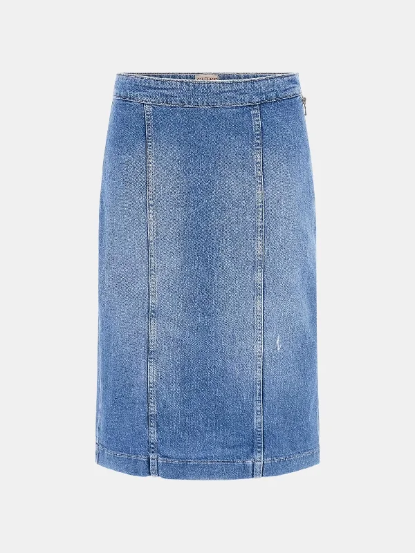 EMMA LONGUETTE DENIM SKIRT denim skirt durable