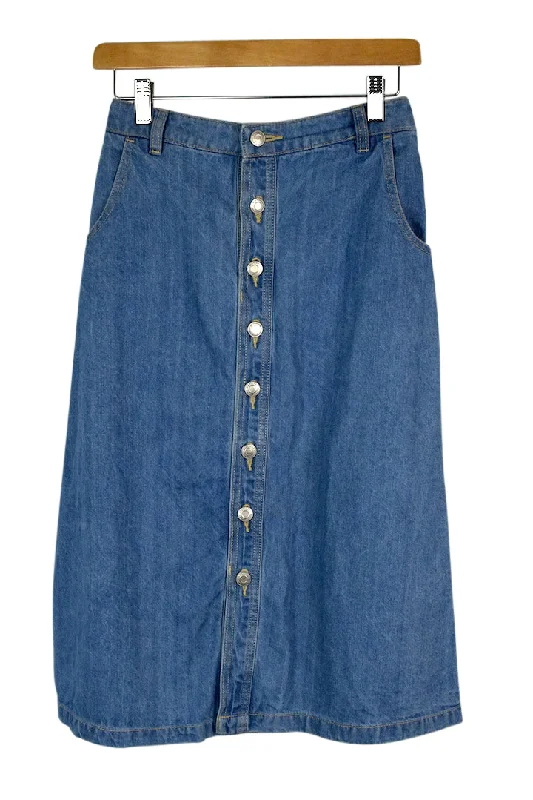 Colza Brand Denim Skirt corduroy skirt textured