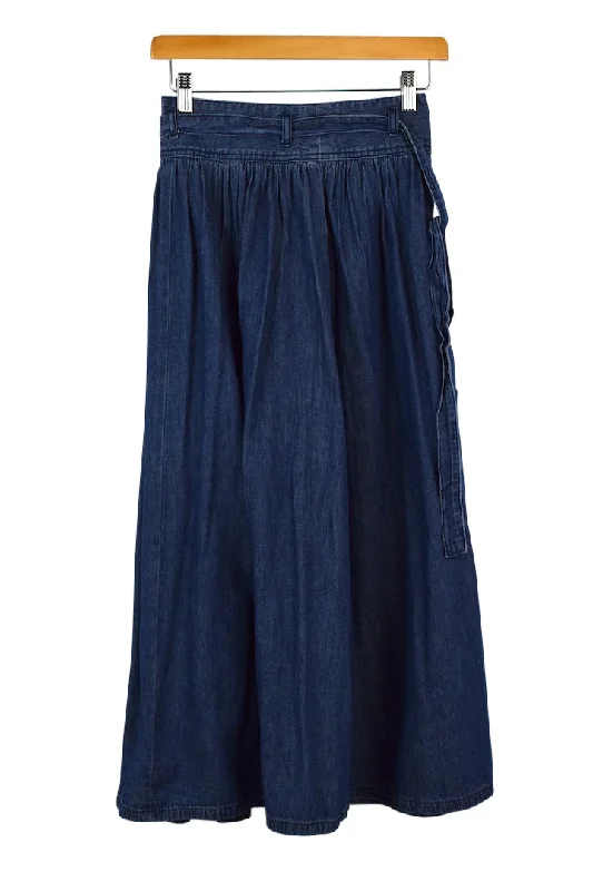 Denim Skirt silk skirt sleek