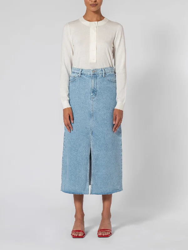 Mallory Skirt Indigo Dreams denim skirt durable