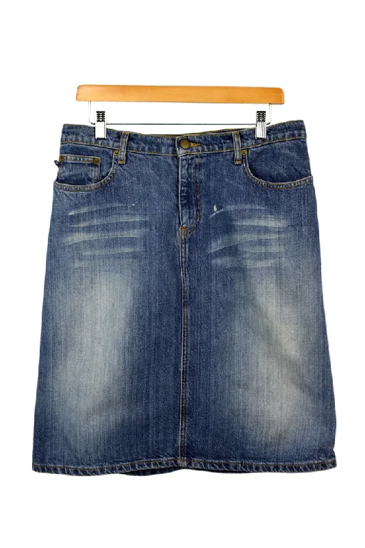 Ralph Lauren Brand Denim Skirt wrap skirt elegant