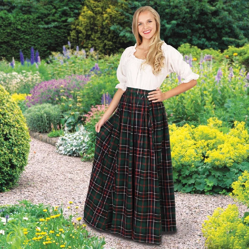 Scottish Plaid Skirt wool skirt warm